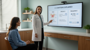 interstitial cystitis symptoms pain urgency frequency bladder discomfort diagram