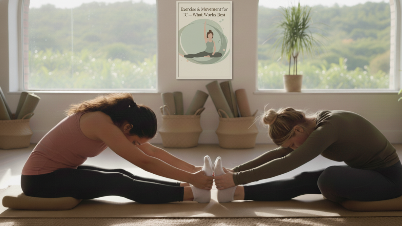 interstitial cystitis exercise movement for ic best physical activity infographic