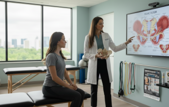 pelvic floor care interstitial cystitis focused care pelvic pain therapy infographic