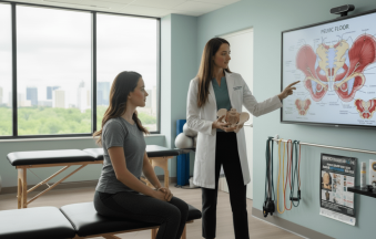 pelvic floor care interstitial cystitis focused care pelvic pain therapy infographic