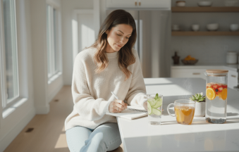 Water herbal tea and other beverages commonly discussed by people with IC